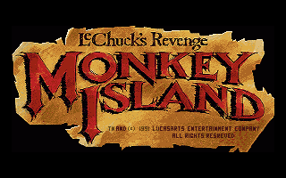 Monkey Island 2: LeChuck's Revenge title screen for Amiga