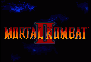 Mortal Kombat II title screen for Amiga