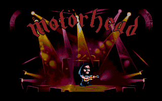 Motorhead title screen for Amiga