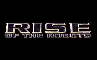 Rise Of The Robots title screen for Amiga