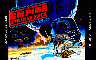 Star Wars: The Empire Strikes Back back cover for Amiga
