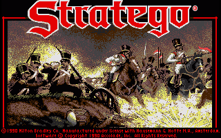 Stratego title screen for Amiga