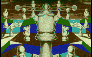 The Art Of Chess title screen for Amiga