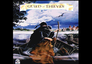 The Guild Of Thieves title screen for Amiga