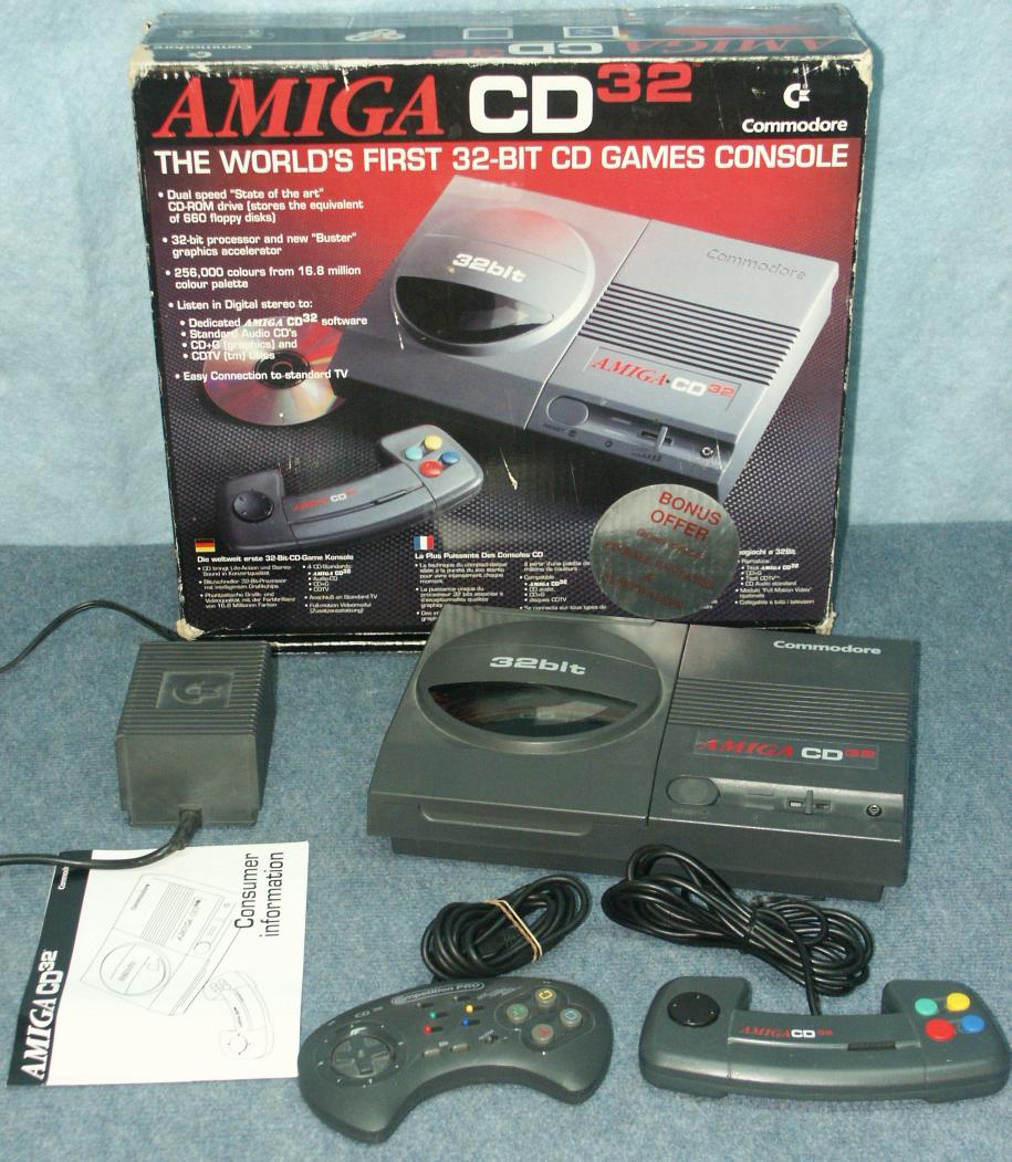 Amiga CD32 System box art for Amiga CD32