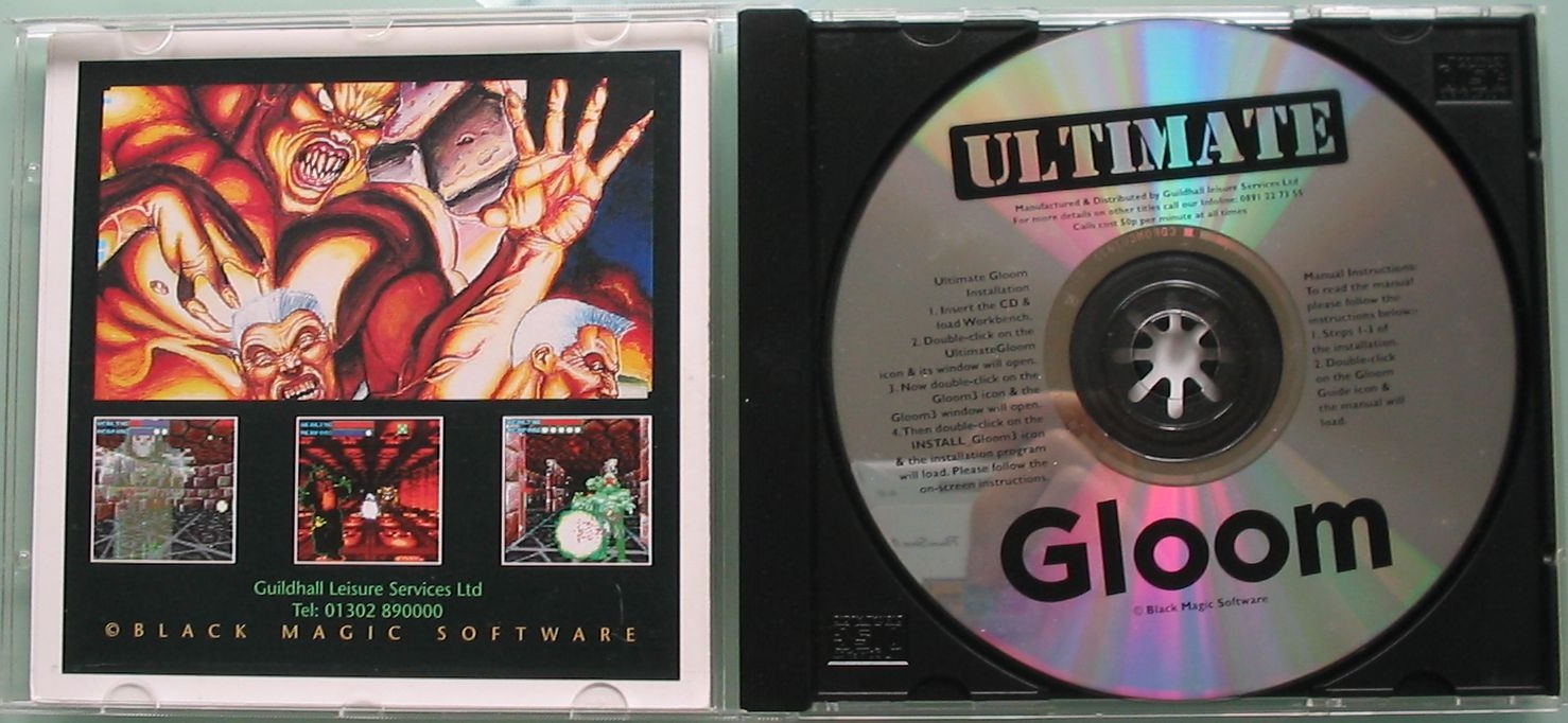 Ultimate Gloom box art for Amiga CD32