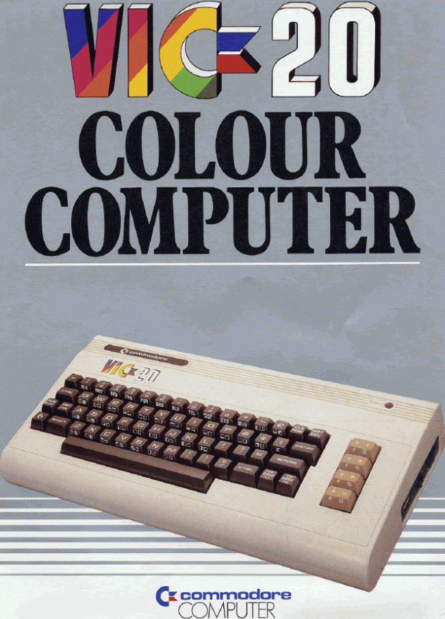 VIC 20 Colour Computer box art for Vic-20