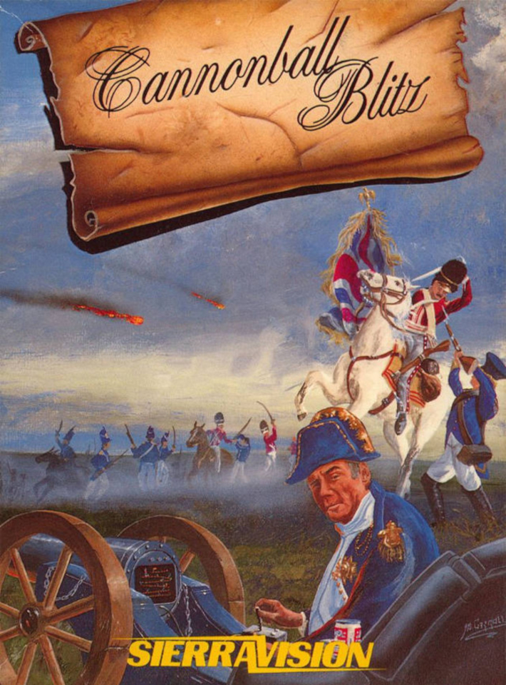 Cannonball Blitz box art for Vic-20