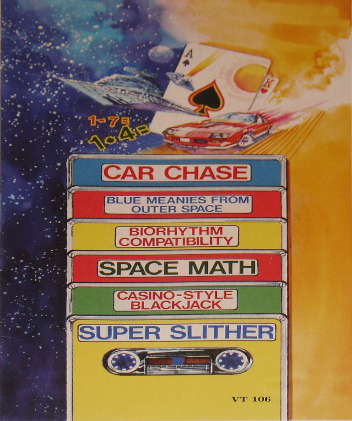 Space Math box art for Vic-20