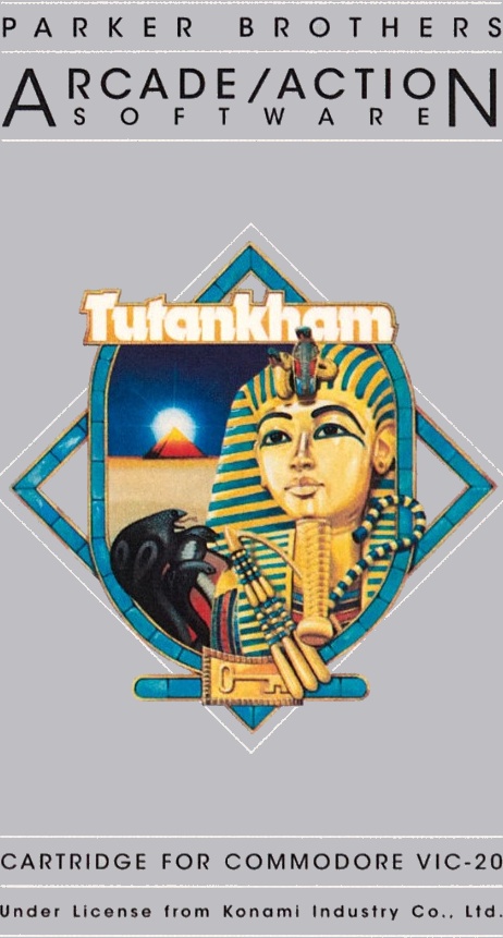 Tutankham box art for Vic-20