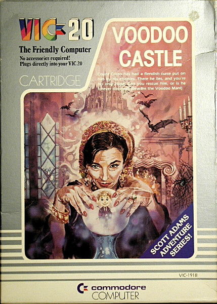Voodoo Castle box art for Vic-20
