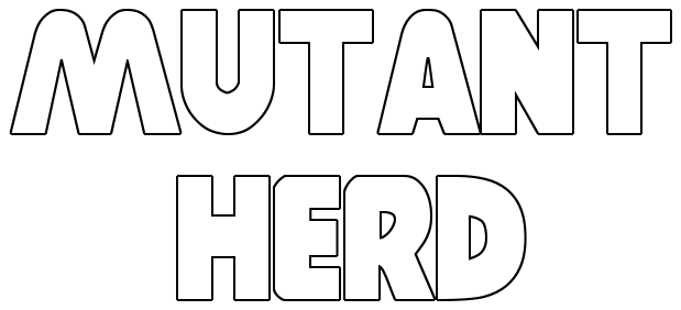 Mutant Herd logo for Vic-20