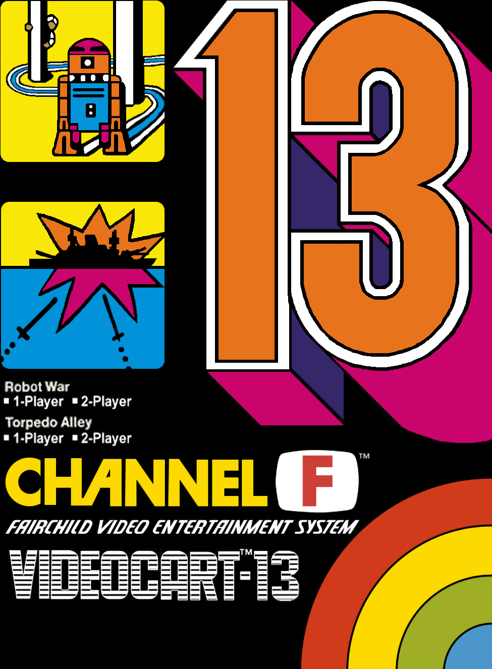 Videocart 13 box art for Fairchild Channel F