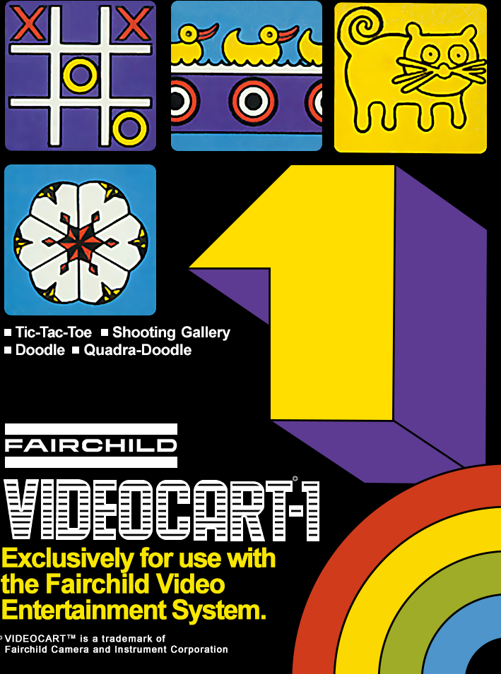 Videocart 1 box art for Fairchild Channel F
