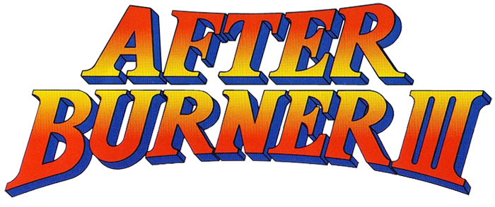 Afterburner III logo for FM Towns Marty