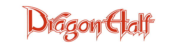 Dragon Half logo for FM Towns Marty