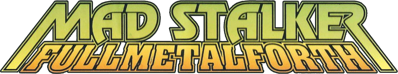 Mad Stalker: Full Metal Force logo for FM Towns Marty