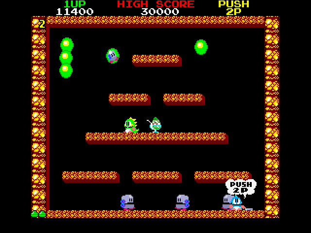 Bubble Bobble screenshot 3 for FM Towns Marty