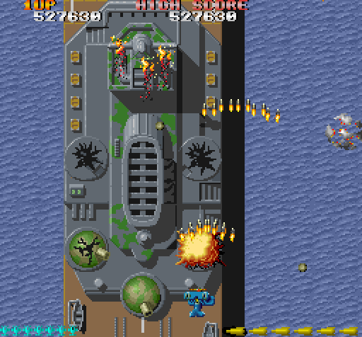 Hishouzame: Flying Shark screenshot 2 for FM Towns Marty