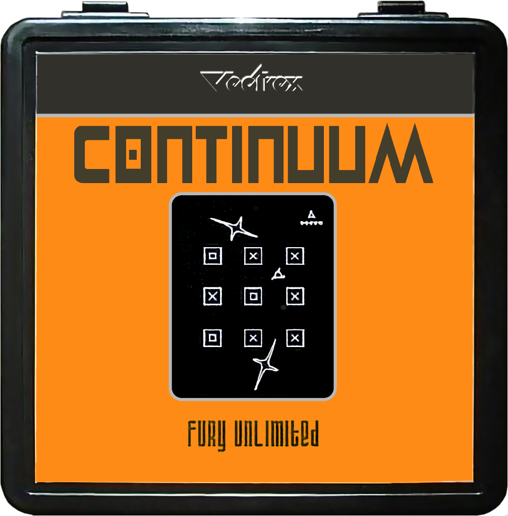 Continuum box art for Vectrex