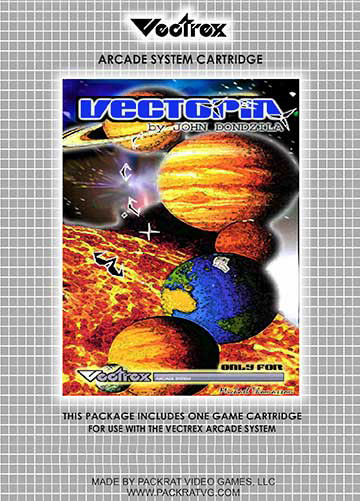 Vectopia box art for Vectrex