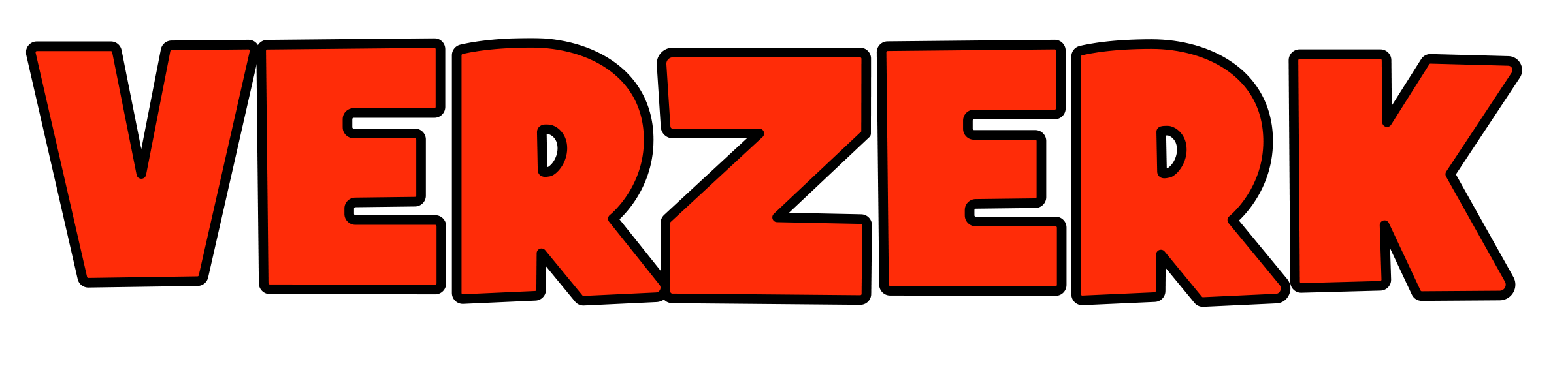 Verzerk logo for Vectrex