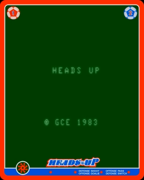 Soccer Football title screen for Vectrex