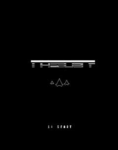 Thrust title screen for Vectrex