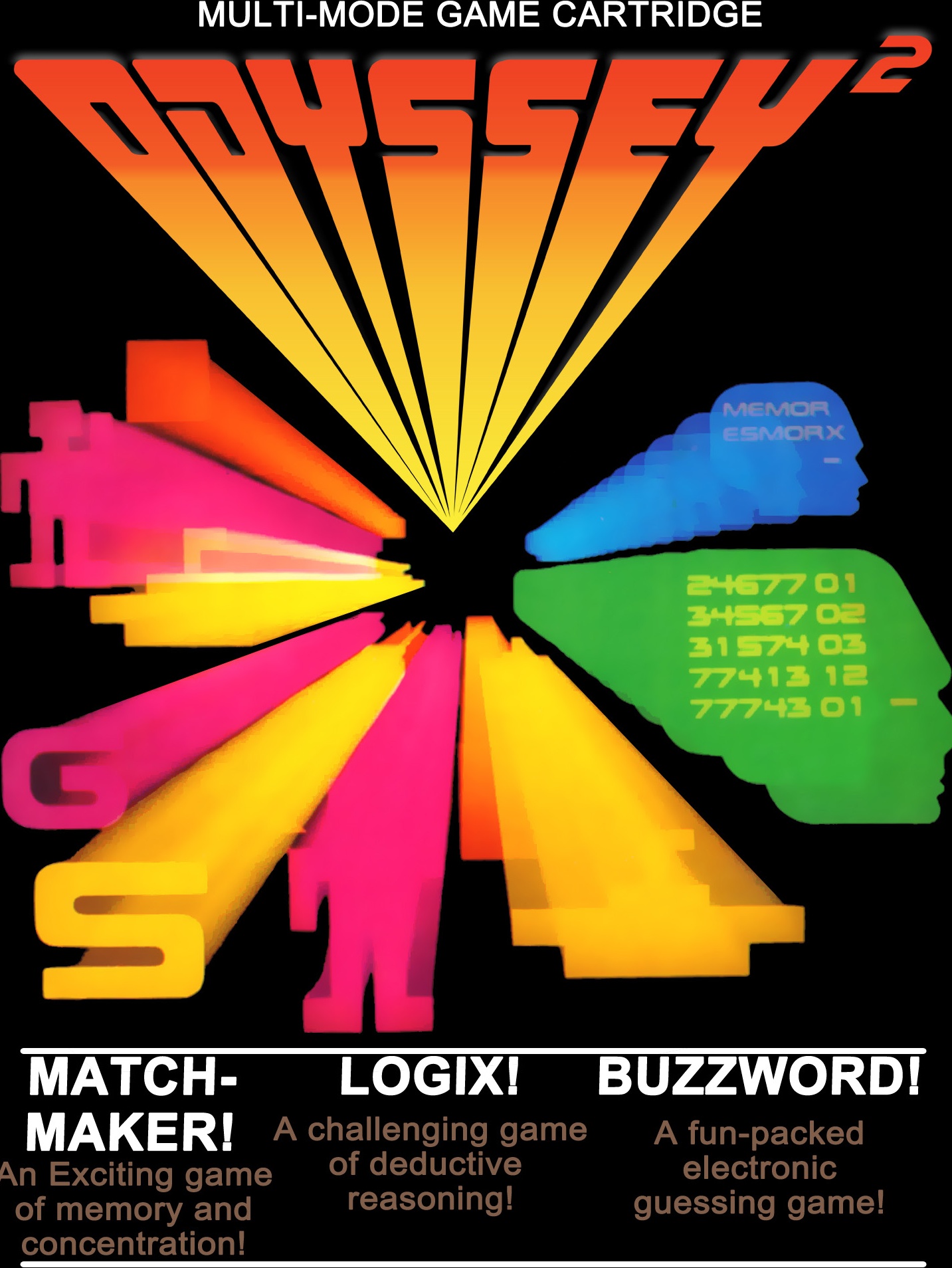 Matchmaker/Buzzword/Logix box art for Odyssey 2