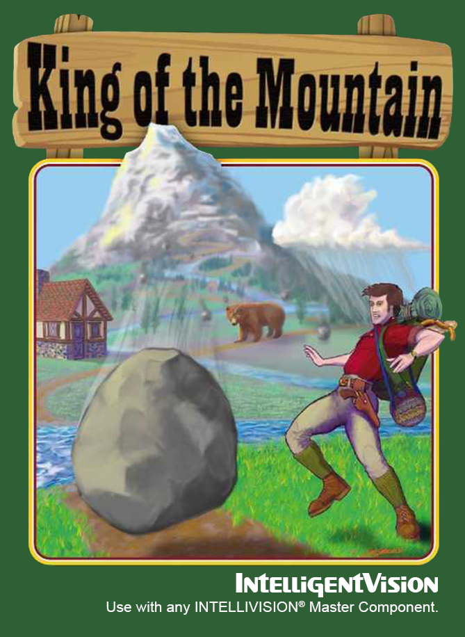 King Of The Mountain box art for Intellivision