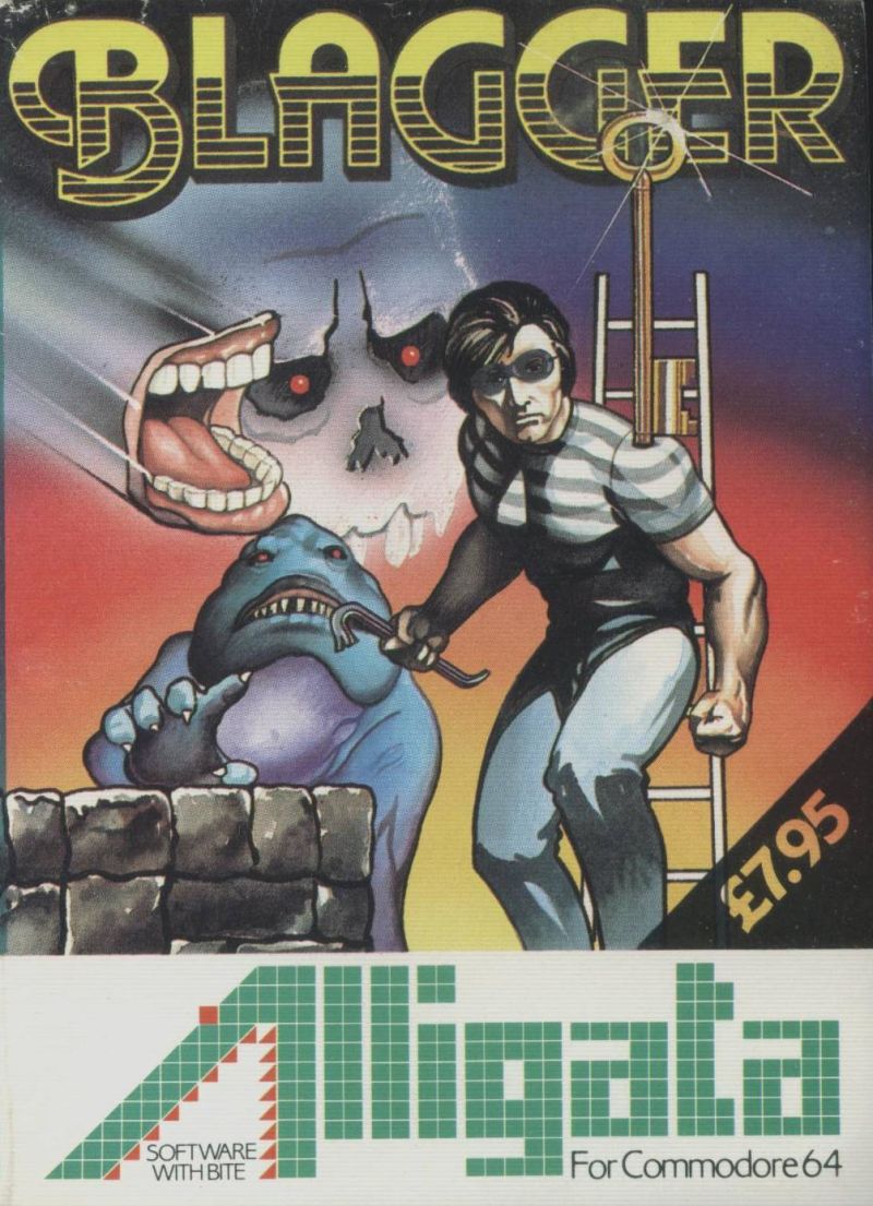Blagger box art for MSX