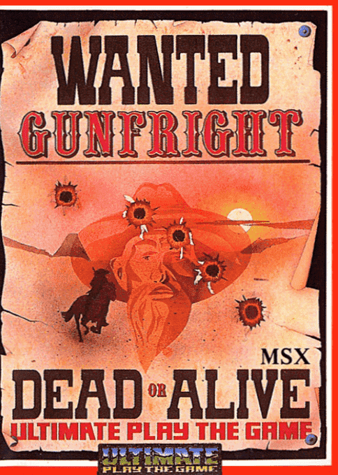 Gun Fright box art for MSX