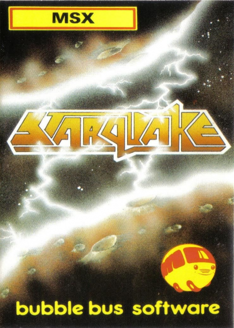 Star Quake box art for MSX