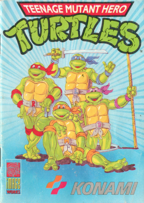 Teenage Mutant Hero Turtles box art for MSX