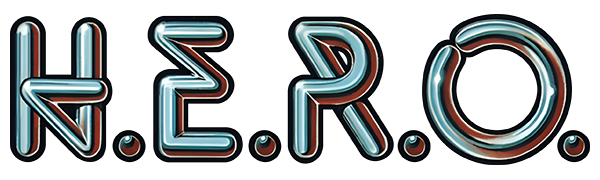H.E.R.O logo for MSX