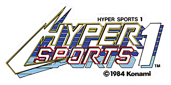 Hyper Sports 1 logo for MSX