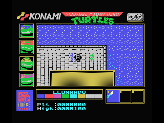 Teenage Mutant Hero Turtles screenshot 3 for MSX
