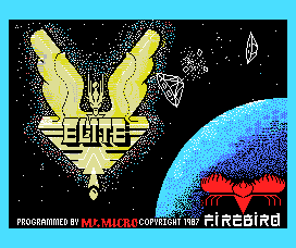 Elite title screen for MSX