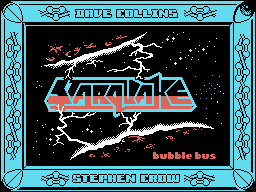 Star Quake title screen for MSX