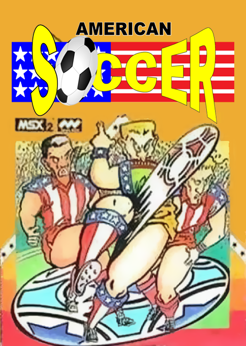 American Soccer box art for MSX2