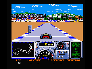 F-1 Spirit 3D Special screenshot 3 for MSX2