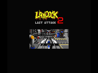 Laydock 2: Last Attack title screen for MSX2