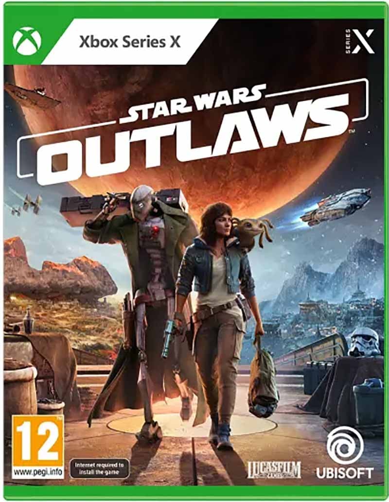 Star Wars Outlaws box art for Xbox Series X