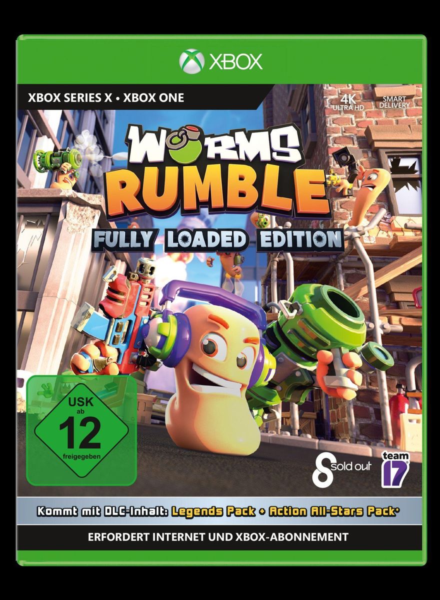 Worms Rumble: Fully Loaded Edition box art for Xbox Series X