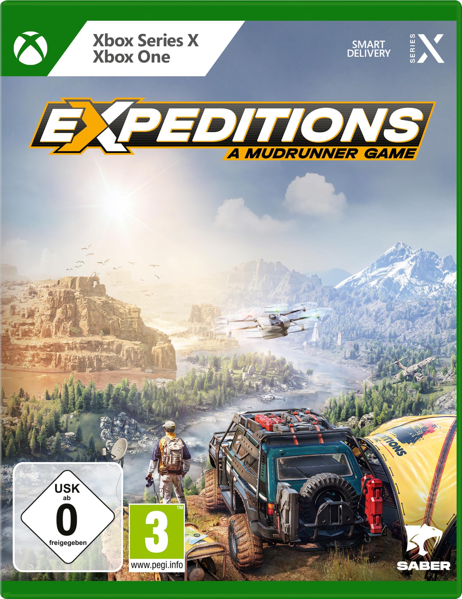 Expeditions: A Mudrunner Game box art for Xbox Series X
