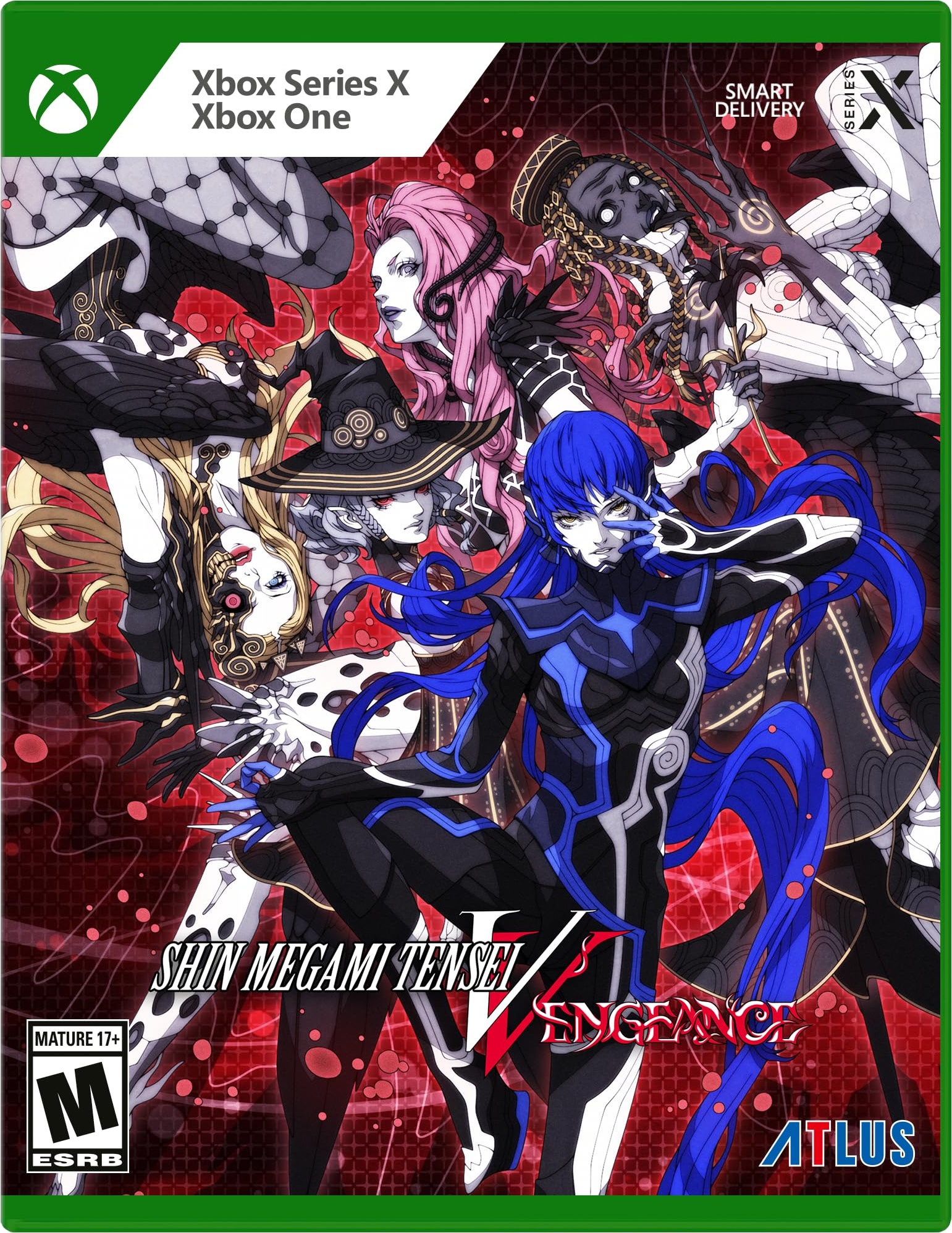 Shin Megami Tensei V: Vengeance [Steelbook] box art for Xbox Series X