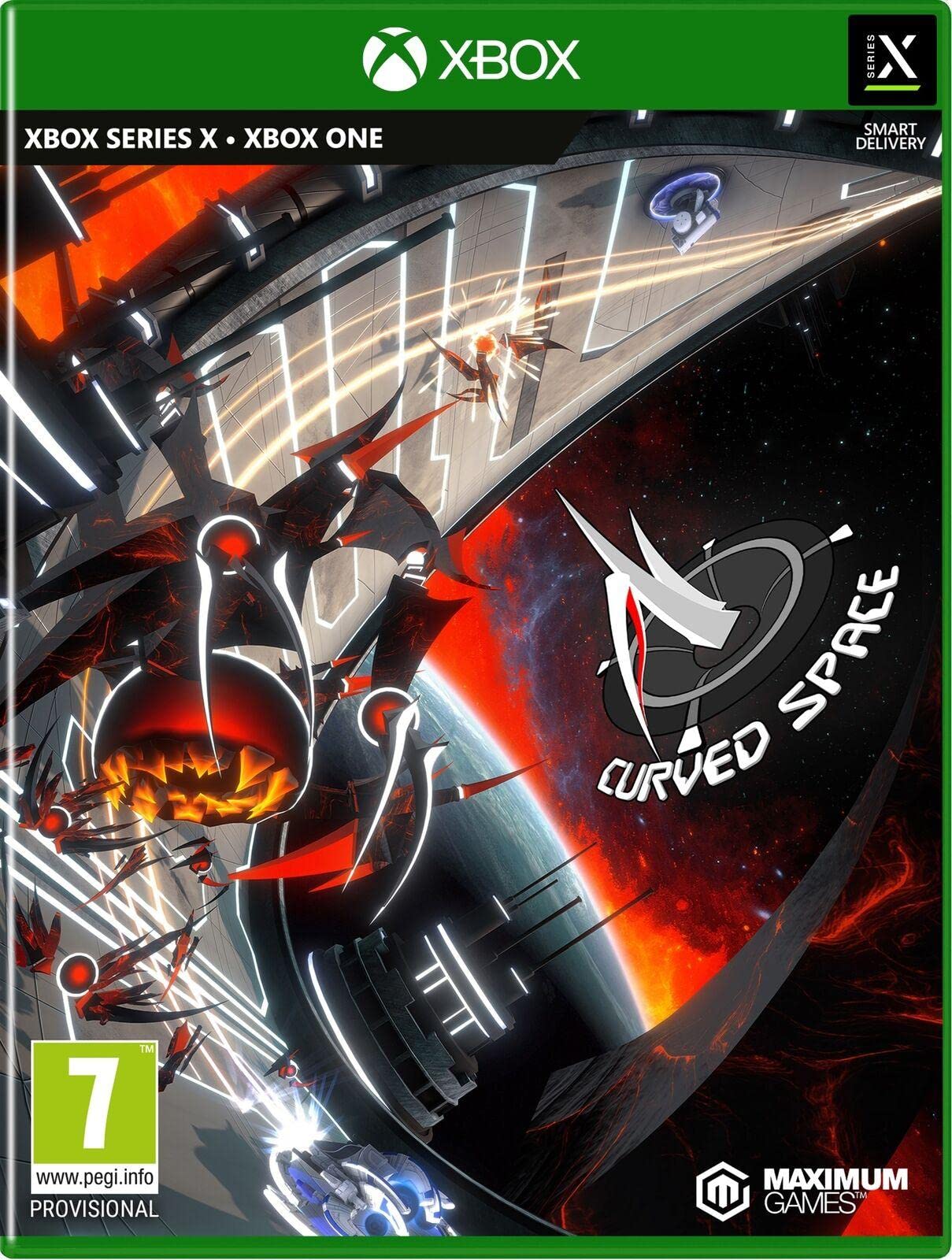Curved Space box art for Xbox Series X