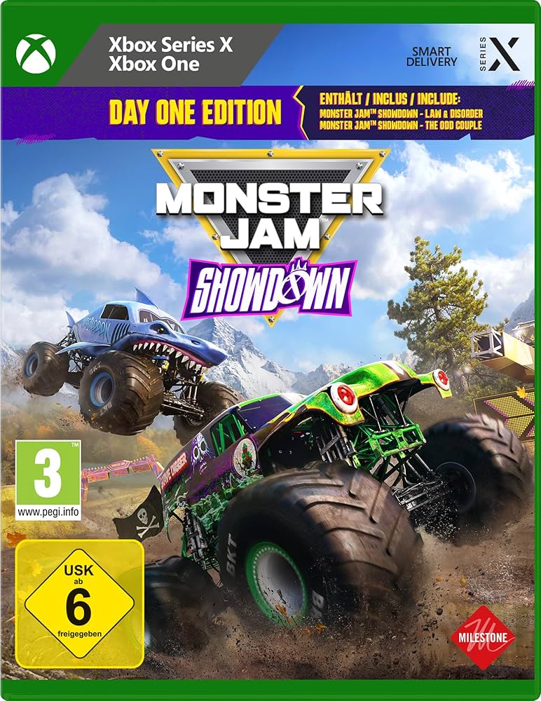 Monster Jam Showdown box art for Xbox Series X
