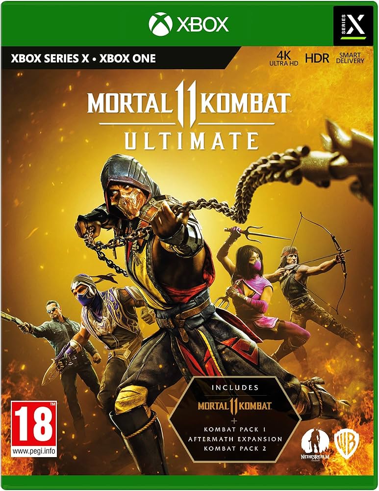 Mortal Kombat 11 Ultimate box art for Xbox Series X