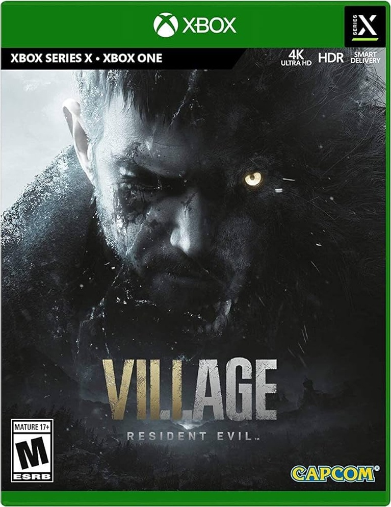 Resident Evil Village box art for Xbox Series X
